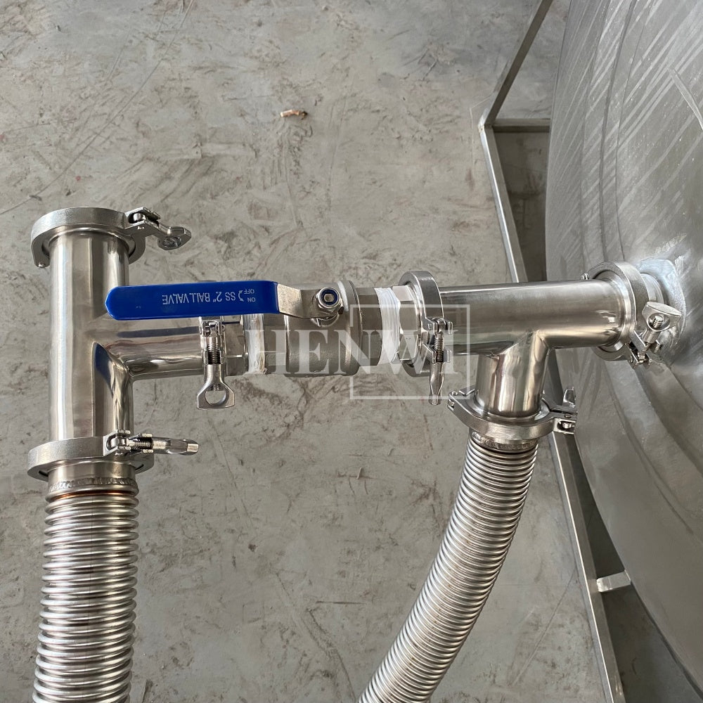 Henwi HWAM-20HP Cold Water Freezing Cooling Machine With 2000L Water Storage Tank Water Chiller Refrigerator Machine