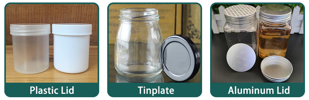 Máquina selladora de tapas y tapas de sobremesa semiautomática Henwi HWCM-S-W4 con 4 ruedas para enroscar y sellar botellas, máquina selladora manual de tapas