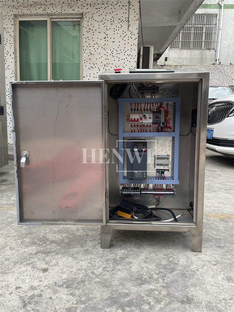 Henwi HWCM-TC Automatic Aluminum Cover Crimping Capping Sealing Machine Lid Crimper Capper Sealer Machine for Glass Bottle Aluminum Tin Pop Can