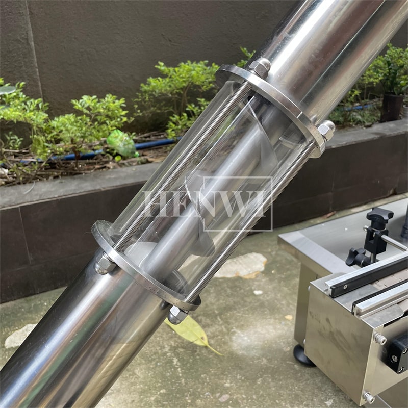 Henwi HWFM-Powder Screwing Feeder Milk Coffee Tea Spice Pepper Powder Seasoning Grain Plant Food Cosmetics Granule Screw Feeding Machine