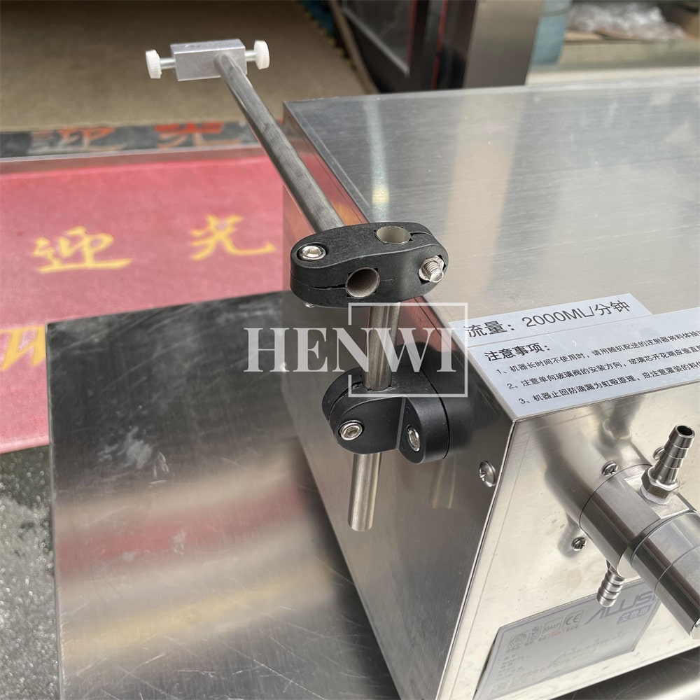 Henwi HWFM-S-2MF 2 насадки полуавтоматическая магнитная насосная модель машина для розлива жидкостей двухголовочный наполнитель для банок бутылок