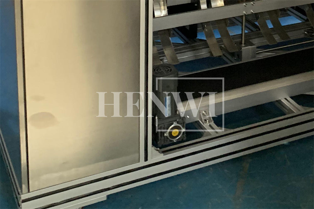 Henwi HWFSM-6 Lane Facial Sheet Mask Filler Sealer Six Lane Cosmetic Beauty Mask Facial Sheet Mask Pack Making Filling Sealing Machine