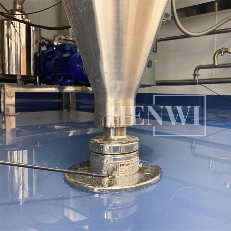 Henwi HWHM-F-3000L Fixed Platform Model Half-Opened Foldable Cover Homogenizing Heating Mixer Tank Machine