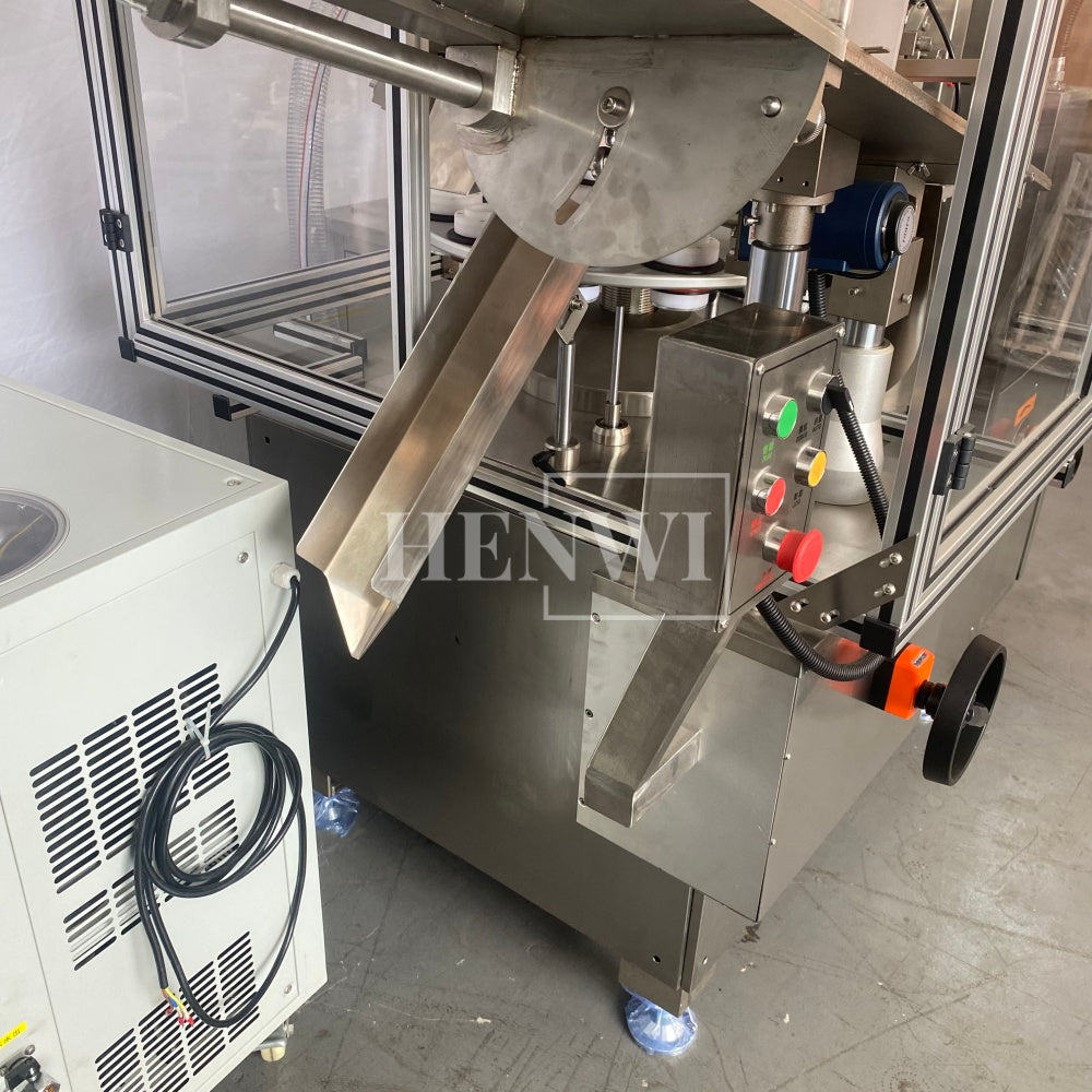 Máquina automática de llenado y sellado de tubos de plástico blando Henwi HWTM-HS Máquina de llenado y sellado de tubos PET y sellador térmico