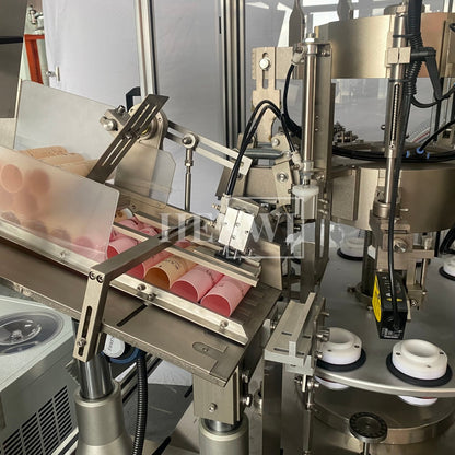 Máquina automática de llenado y sellado de tubos de plástico blando Henwi HWTM-HS Máquina de llenado y sellado de tubos PET y sellador térmico