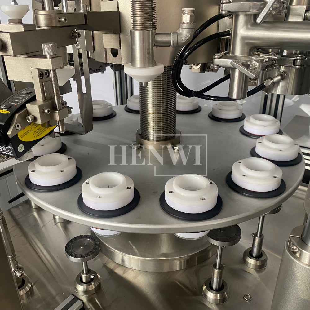 Máquina automática de llenado y sellado de tubos de plástico blando Henwi HWTM-HS Máquina de llenado y sellado de tubos PET y sellador térmico