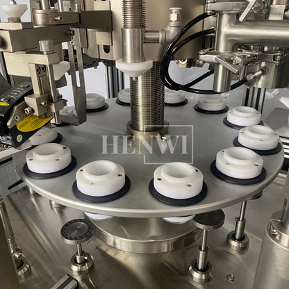 Máquina automática de llenado y sellado de tubos de plástico blando Henwi HWTM-HS Máquina de llenado y sellado de tubos PET y sellador térmico