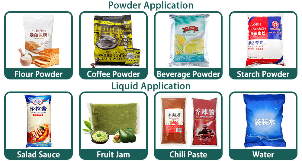 Henwi HWSM-1KG-5KG Single Lane Powder Sachet Filler Sealer Coffee Milk Seasoning Condiments Spice Pepper Powder Filling Packing Machine