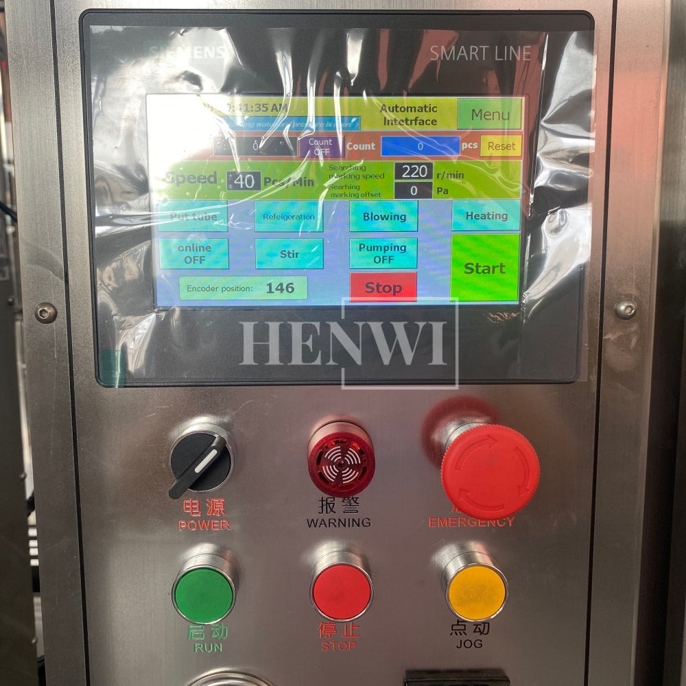 Máquina automática de llenado y sellado de tubos de plástico blando Henwi HWTM-HS Máquina de llenado y sellado de tubos PET y sellador térmico