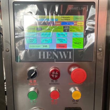 Máquina automática de llenado y sellado de tubos de plástico blando Henwi HWTM-HS Máquina de llenado y sellado de tubos PET y sellador térmico