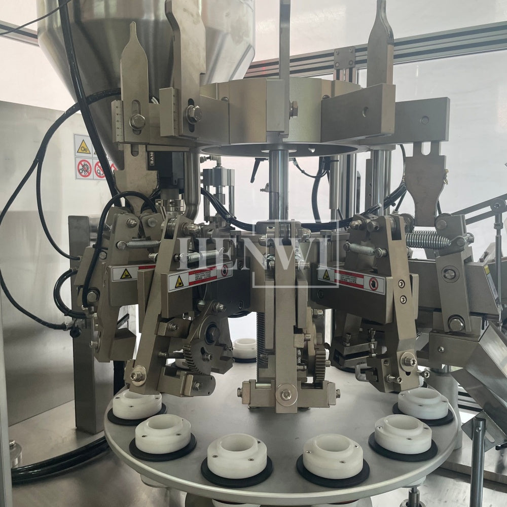 Máquina automática de llenado y sellado de tubos de plástico blando Henwi HWTM-HS Máquina de llenado y sellado de tubos PET y sellador térmico