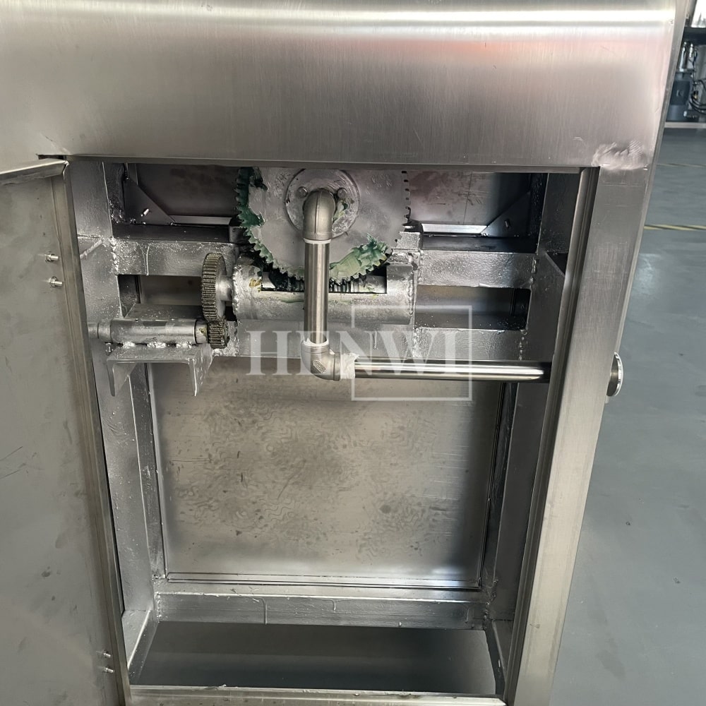 Tanque mezclador de calentamiento y homogeneización de emulsión al vacío con tapa de elevación hidráulica Henwi HWVM-FT-50L