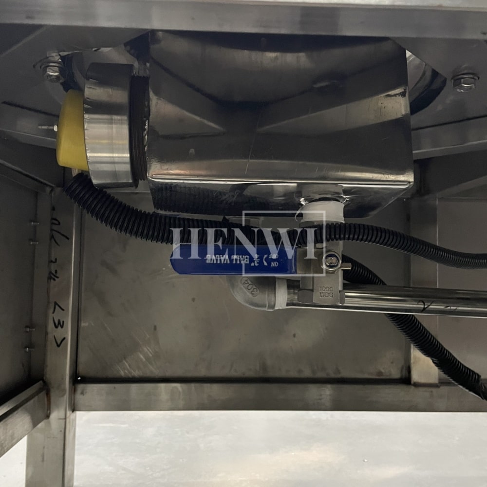 Tanque mezclador de calentamiento y homogeneización de emulsión al vacío con tapa de elevación hidráulica Henwi HWVM-FT-50L