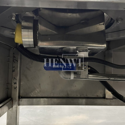 Tanque mezclador de calentamiento y homogeneización de emulsión al vacío con tapa de elevación hidráulica Henwi HWVM-FT-50L