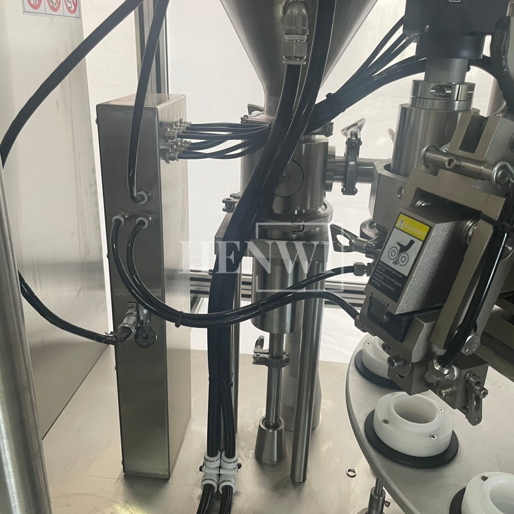 Máquina automática de llenado y sellado de tubos de plástico blando Henwi HWTM-HS Máquina de llenado y sellado de tubos PET y sellador térmico