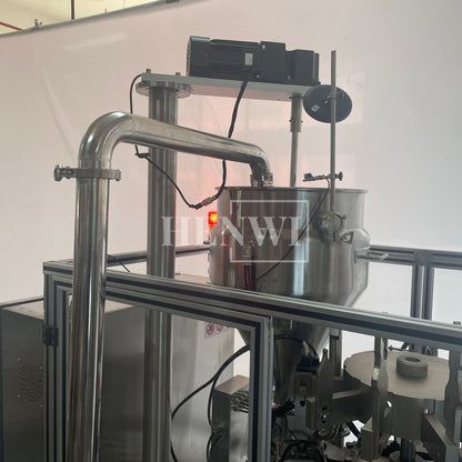 Máquina automática de llenado y sellado de tubos de plástico blando Henwi HWTM-HS Máquina de llenado y sellado de tubos PET y sellador térmico
