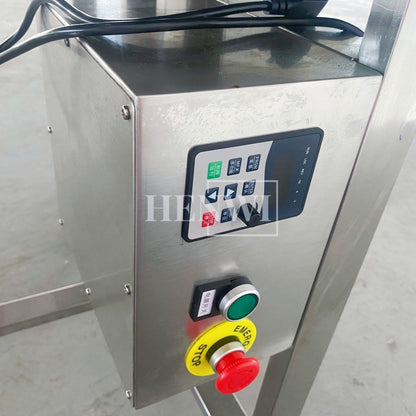 Henwi HWAM-5 Meters PVC Belt Conveyor Collecting Table Conveying Belt Transferring Equipment With SUS Operating Collecting Platform Table