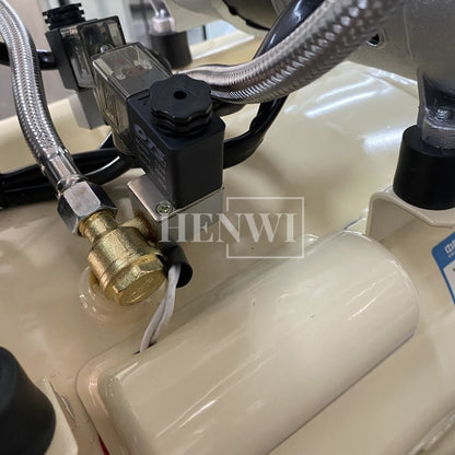 Henwi HWAM-1.1KW Mobile Air Compressor Silent 2HP Paint Sprayer Oilless Dental Industrial Motor Pump Mini Piston Oil Free Air Compressor