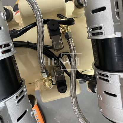 Henwi HWAM-1.1KW Mobile Air Compressor Silent 2HP Paint Sprayer Oilless Dental Industrial Motor Pump Mini Piston Oil Free Air Compressor