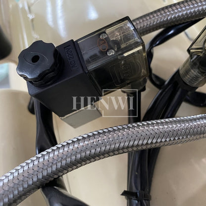 Henwi HWAM-1.1KW Mobile Air Compressor Silent 2HP Paint Sprayer Oilless Dental Industrial Motor Pump Mini Piston Oil Free Air Compressor