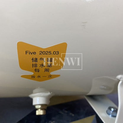 Henwi HWAM-1.1KW Mobile Air Compressor Silent 2HP Paint Sprayer Oilless Dental Industrial Motor Pump Mini Piston Oil Free Air Compressor