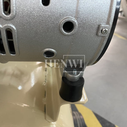Henwi HWAM-1.1KW Mobile Air Compressor Silent 2HP Paint Sprayer Oilless Dental Industrial Motor Pump Mini Piston Oil Free Air Compressor