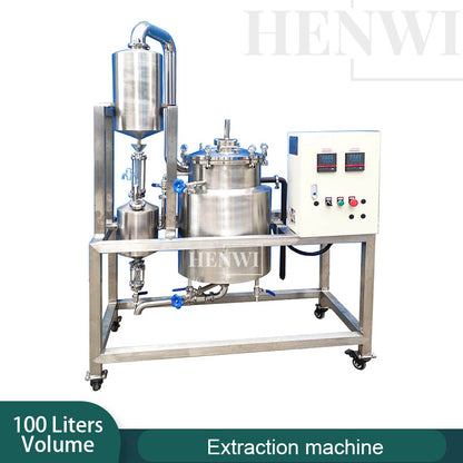 Henwi HWAM-100L Extraction Machine Herbal Plant Flower Essential Oil Heating Extracting Device