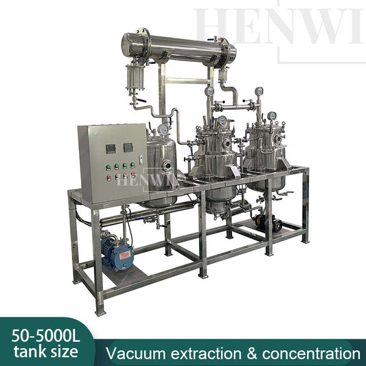 Henwi HWAM-100L Extraction & Concentration Machine Dual Purpose Extracting Concentrating Equipment