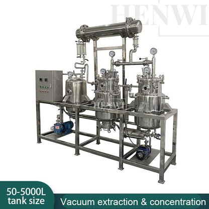 Henwi HWAM-100L Extraction & Concentration Machine Dual Purpose Extracting Concentrating Equipment