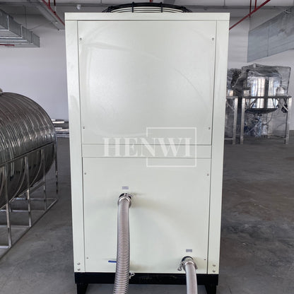 Henwi HWAM-20HP Cold Water Freezing Cooling Machine With 2000L Water Storage Tank Water Chiller Refrigerator Machine