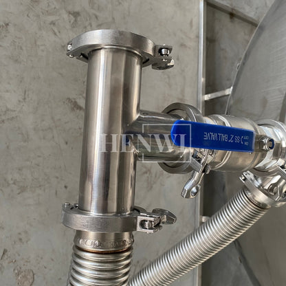 Henwi HWAM-20HP Cold Water Freezing Cooling Machine With 2000L Water Storage Tank Water Chiller Refrigerator Machine