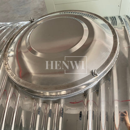 Henwi HWAM-20HP Cold Water Freezing Cooling Machine With 2000L Water Storage Tank Water Chiller Refrigerator Machine