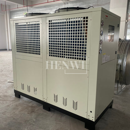 Henwi HWAM-20HP Cold Water Freezing Cooling Machine With 2000L Water Storage Tank Water Chiller Refrigerator Machine