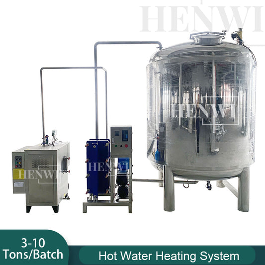 Henwi HWAM-Hot Water Heating Supplying Machine Plate Model Heat Exchanger System With 3000L Water Insulated Storage Tank And Steam Generator