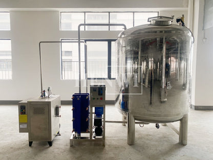 Henwi HWAM-Hot Water Heating Supplying Machine Plate Model Heat Exchanger System With 3000L Water Insulated Storage Tank And Steam Generator