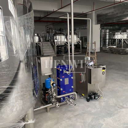 Henwi HWAM-Hot Water Heating Supplying Machine Plate Model Heat Exchanger System With 3000L Water Insulated Storage Tank And Steam Generator