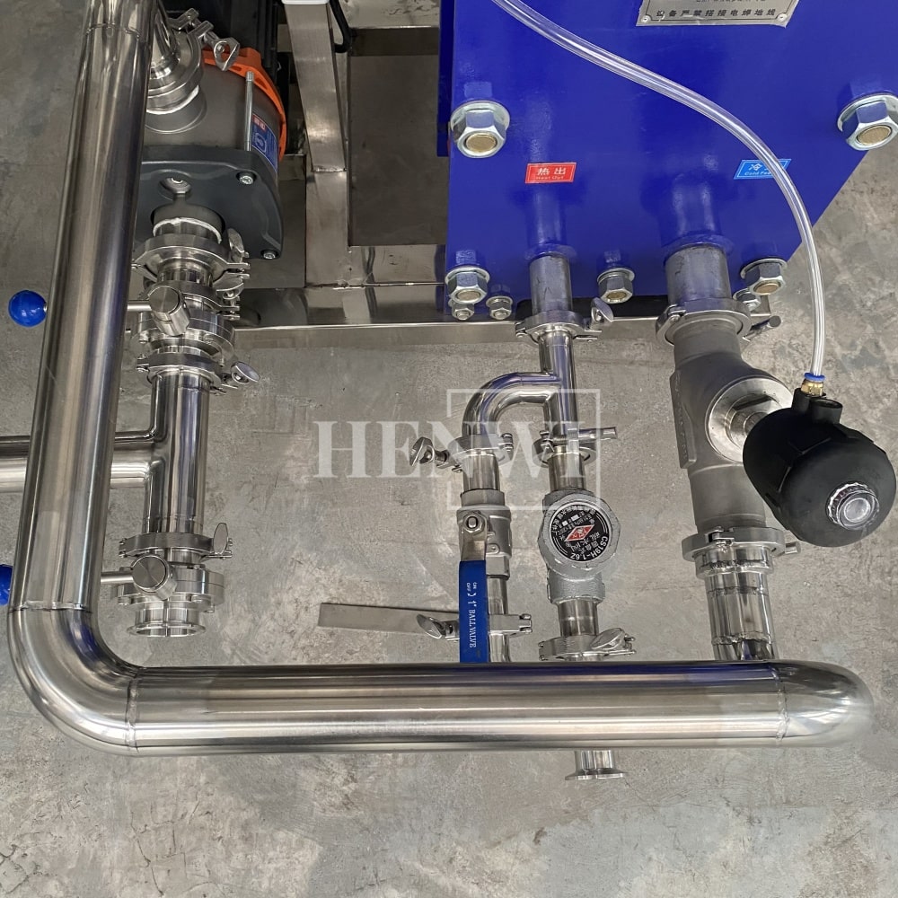 Henwi HWAM-Hot Water Heating Supplying Machine Plate Model Heat Exchanger System With 3000L Water Insulated Storage Tank And Steam Generator