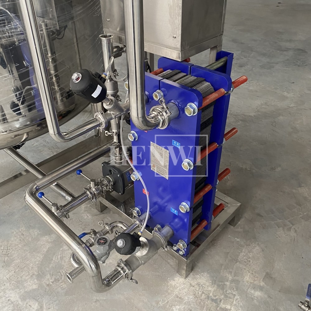 Henwi HWAM-Hot Water Heating Supplying Machine Plate Model Heat Exchanger System With 3000L Water Insulated Storage Tank And Steam Generator