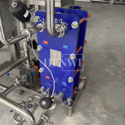 Henwi HWAM-Hot Water Heating Supplying Machine Plate Model Heat Exchanger System With 3000L Water Insulated Storage Tank And Steam Generator