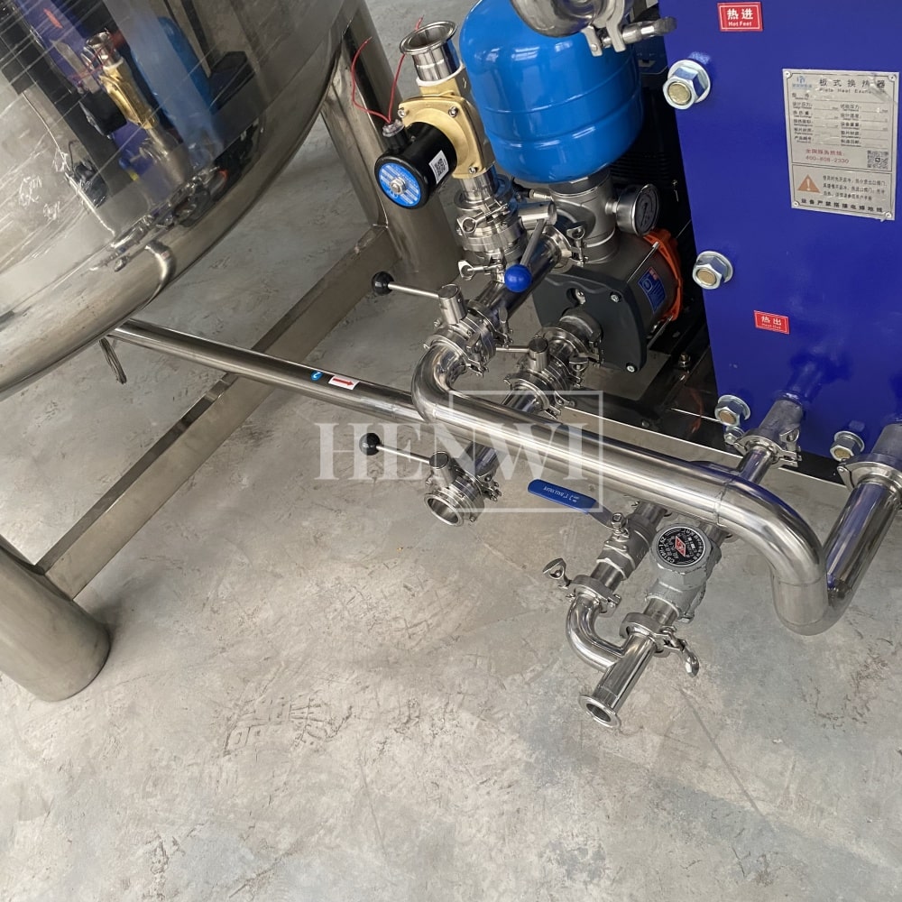 Henwi HWAM-Hot Water Heating Supplying Machine Plate Model Heat Exchanger System With 3000L Water Insulated Storage Tank And Steam Generator