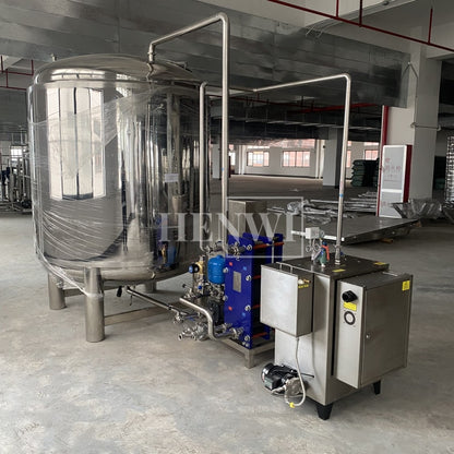 Henwi HWAM-Hot Water Heating Supplying Machine Plate Model Heat Exchanger System With 3000L Water Insulated Storage Tank And Steam Generator