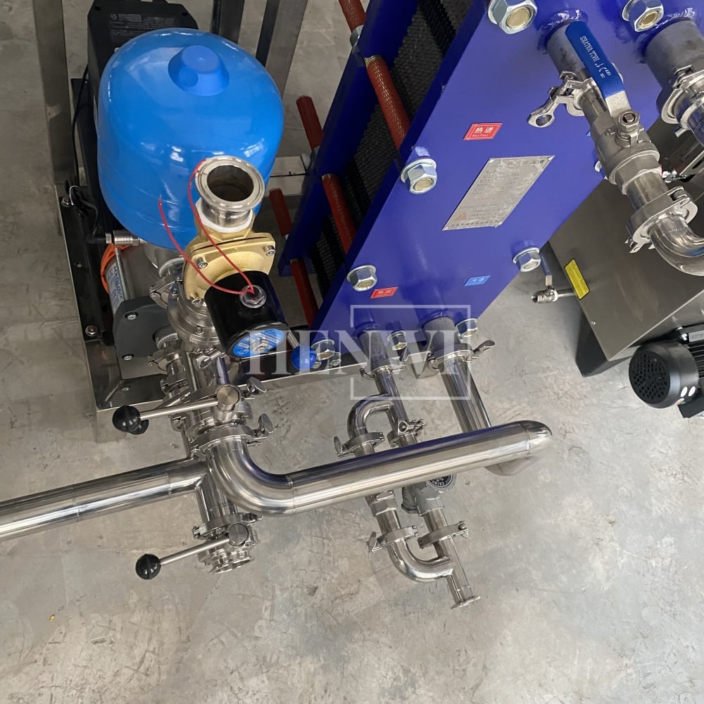 Henwi HWAM-Hot Water Heating Supplying Machine Plate Model Heat Exchanger System With 3000L Water Insulated Storage Tank And Steam Generator