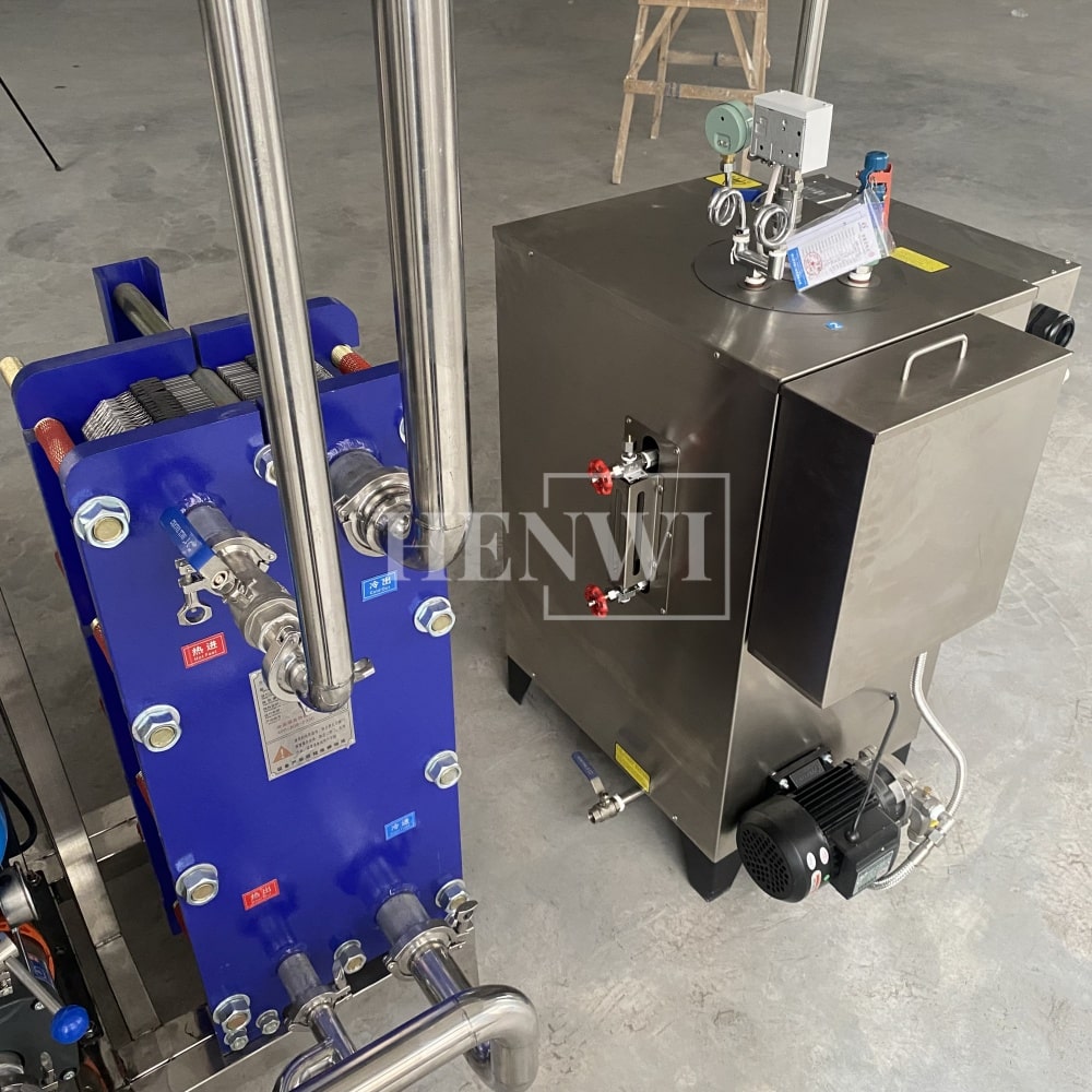 Henwi HWAM-Hot Water Heating Supplying Machine Plate Model Heat Exchanger System With 3000L Water Insulated Storage Tank And Steam Generator