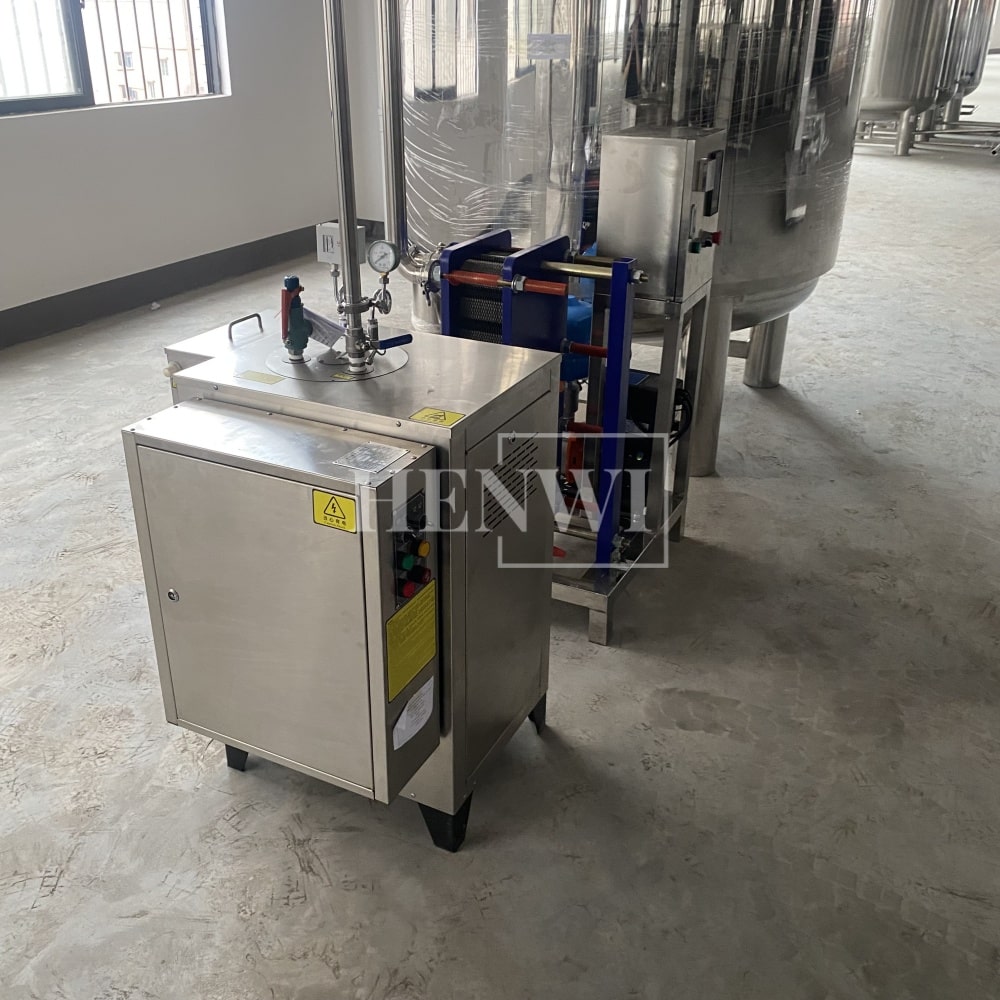 Henwi HWAM-Hot Water Heating Supplying Machine Plate Model Heat Exchanger System With 3000L Water Insulated Storage Tank And Steam Generator