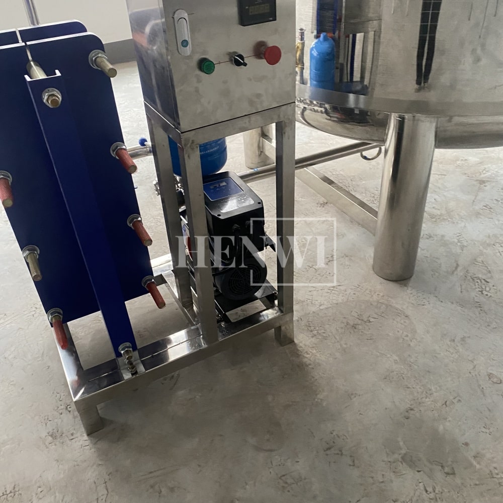 Henwi HWAM-Hot Water Heating Supplying Machine Plate Model Heat Exchanger System With 3000L Water Insulated Storage Tank And Steam Generator