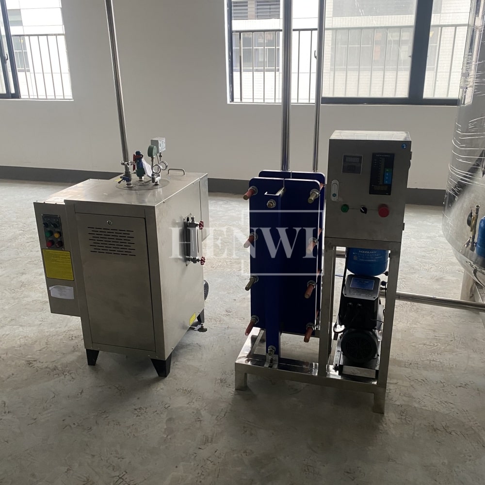Henwi HWAM-Hot Water Heating Supplying Machine Plate Model Heat Exchanger System With 3000L Water Insulated Storage Tank And Steam Generator