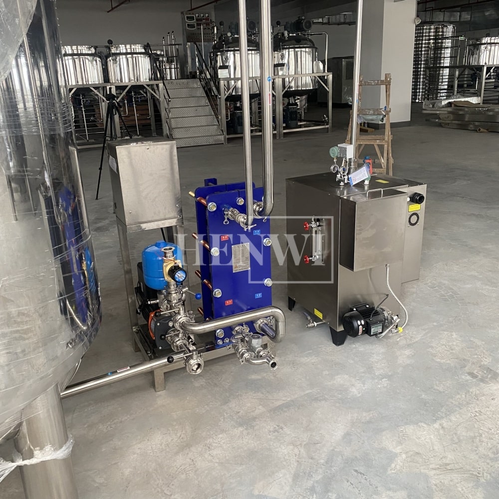 Henwi HWAM-Hot Water Heating Supplying Machine Plate Model Heat Exchanger System With 3000L Water Insulated Storage Tank And Steam Generator