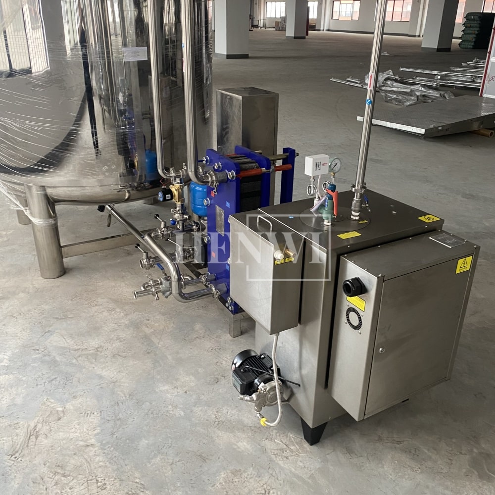Henwi HWAM-Hot Water Heating Supplying Machine Plate Model Heat Exchanger System With 3000L Water Insulated Storage Tank And Steam Generator