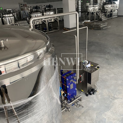 Henwi HWAM-Hot Water Heating Supplying Machine Plate Model Heat Exchanger System With 3000L Water Insulated Storage Tank And Steam Generator