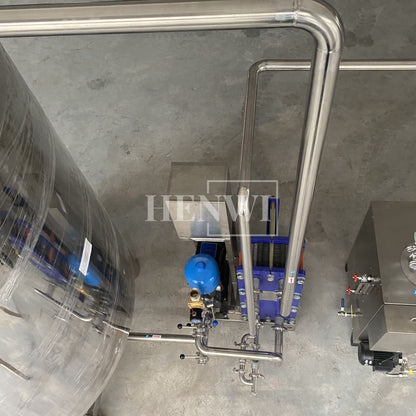 Henwi HWAM-Hot Water Heating Supplying Machine Plate Model Heat Exchanger System With 3000L Water Insulated Storage Tank And Steam Generator